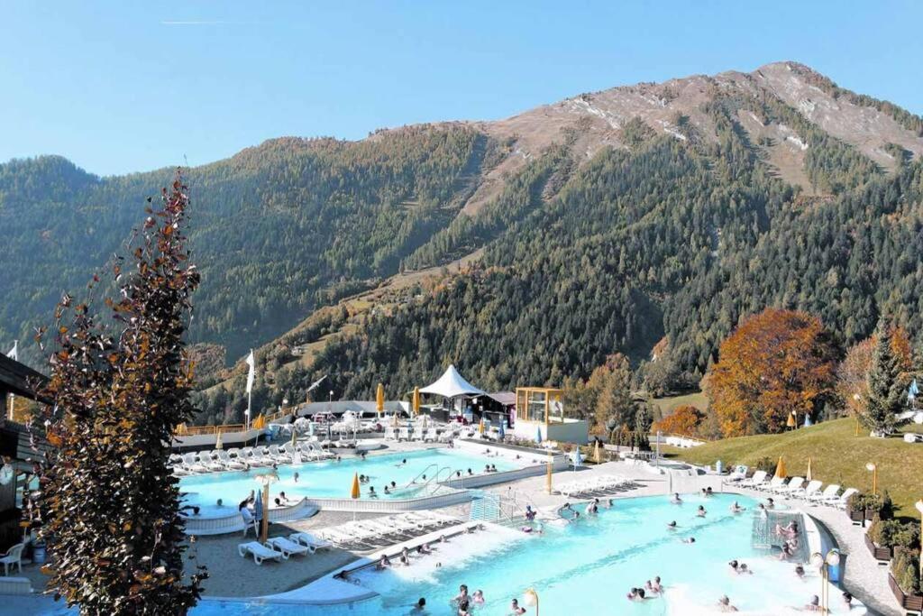 Charmant Studio Renove Situe Dans Les Bains D'Ovronnaz, Immeuble Les Sources Luaran gambar