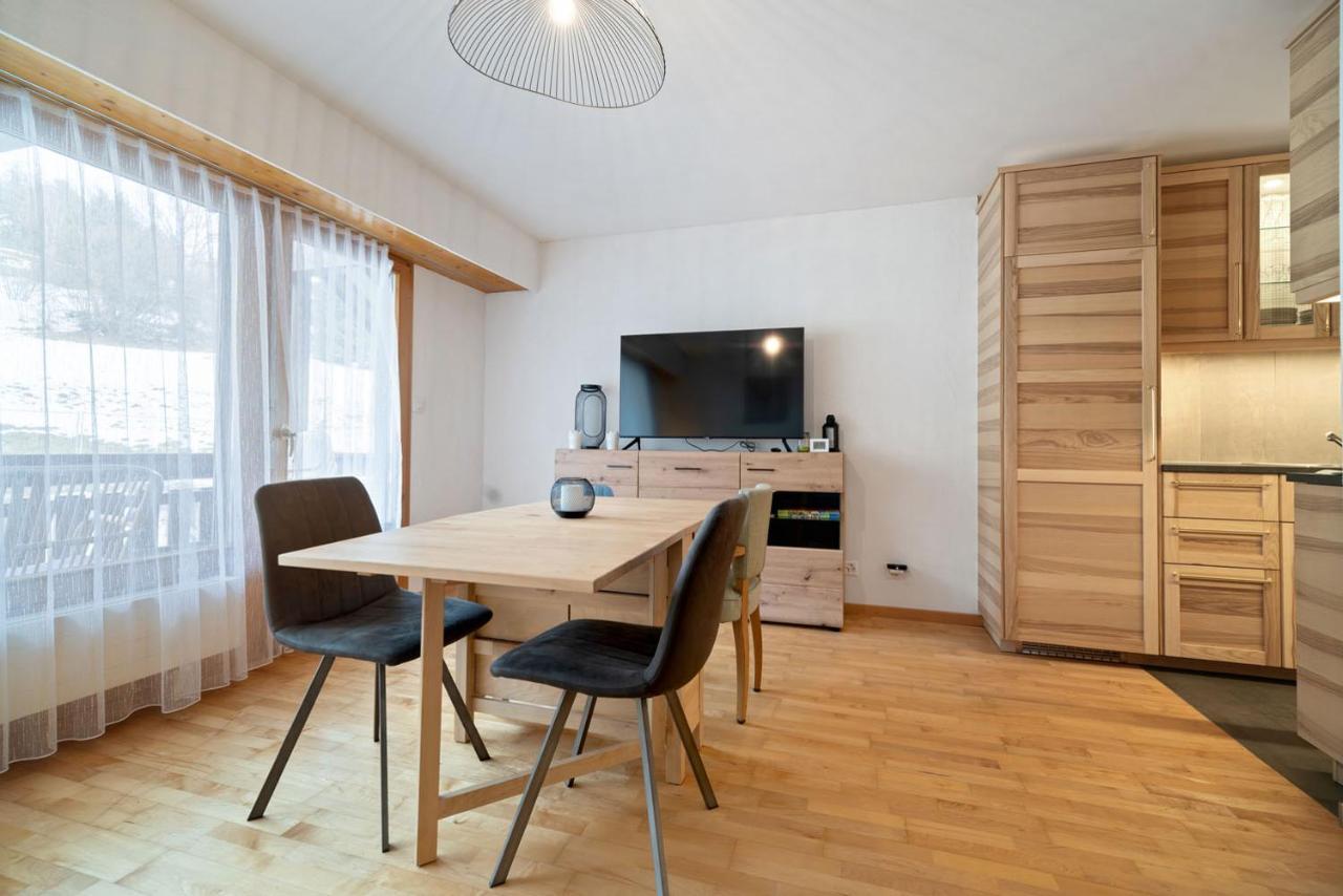 Charmant Studio Renove Situe Dans Les Bains D'Ovronnaz, Immeuble Les Sources Luaran gambar